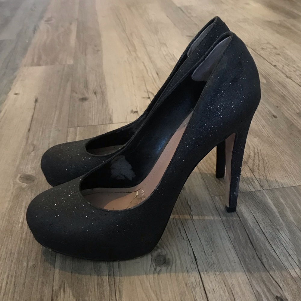 Vince Camuto glitter heels